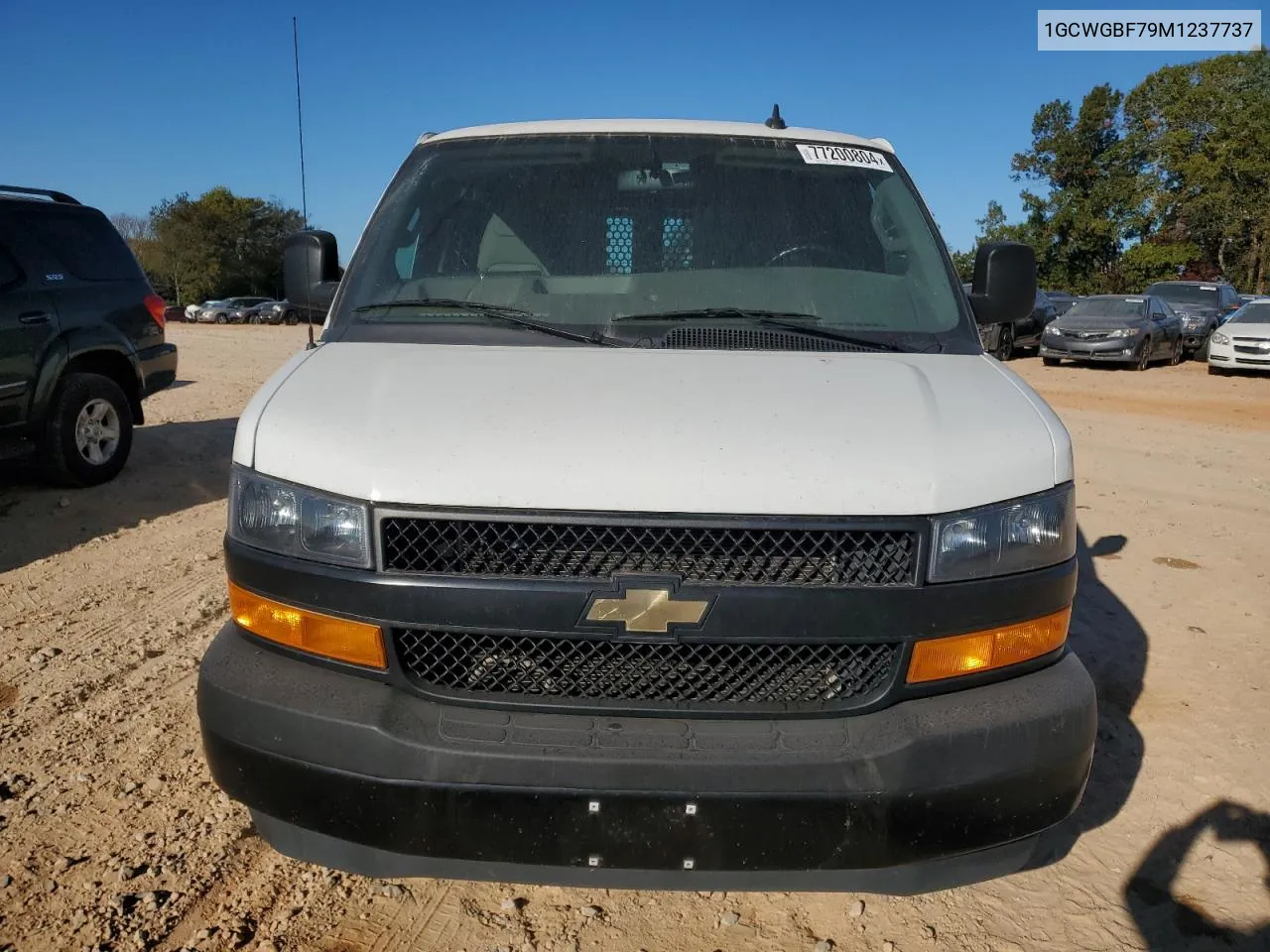 2021 Chevrolet Express G2500 VIN: 1GCWGBF79M1237737 Lot: 77200804