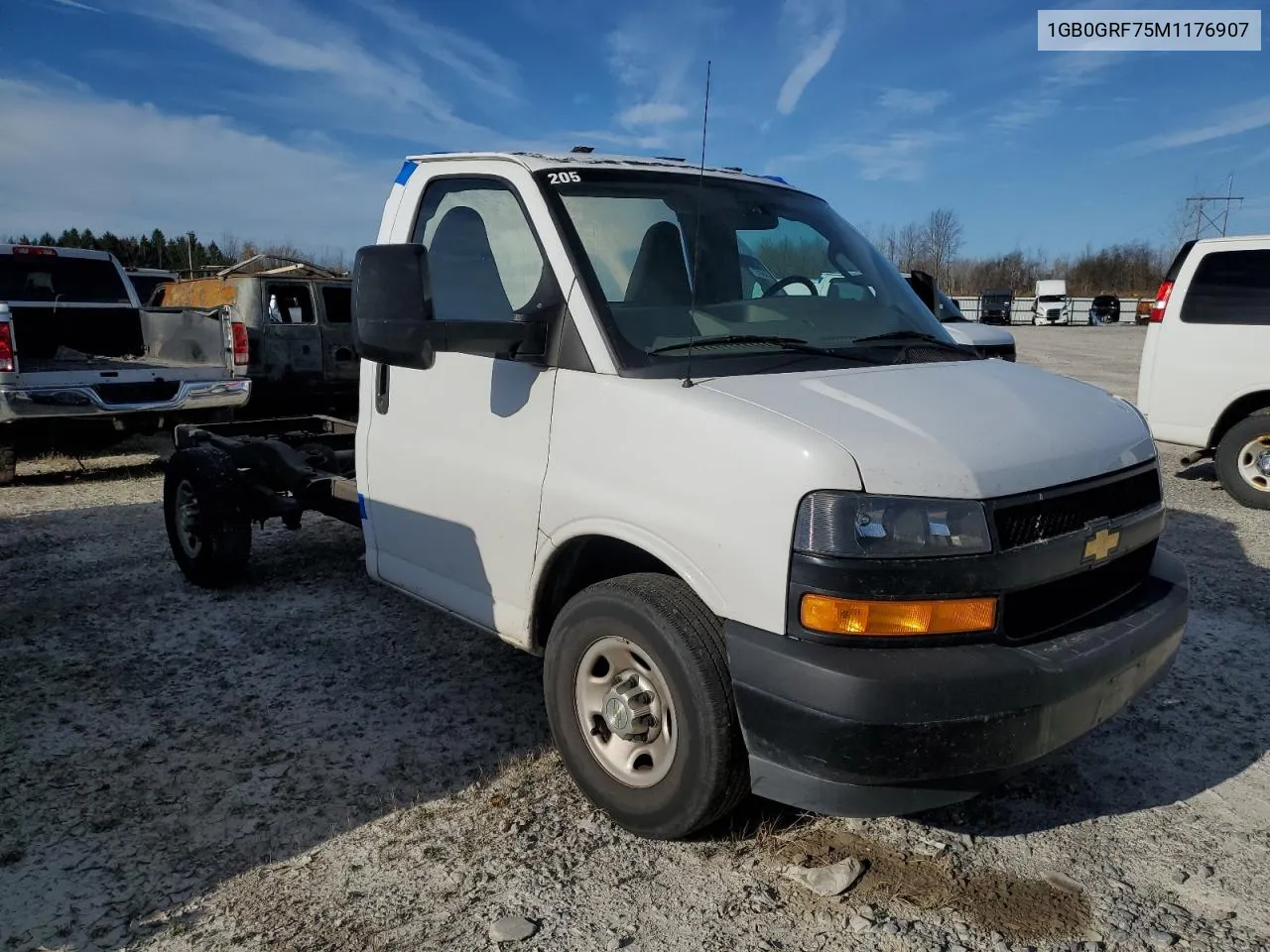 2021 Chevrolet Express G3500 VIN: 1GB0GRF75M1176907 Lot: 78645164