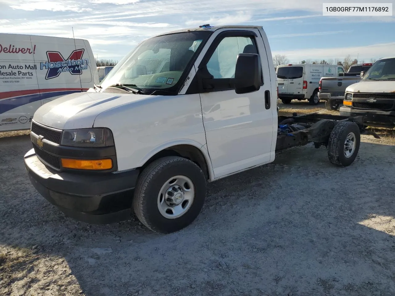 2021 Chevrolet Express G3500 VIN: 1GB0GRF77M1176892 Lot: 78646114