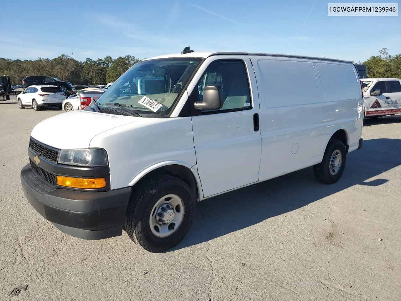 2021 Chevrolet Express G2500 VIN: 1GCWGAFP3M1239946 Lot: 78812764