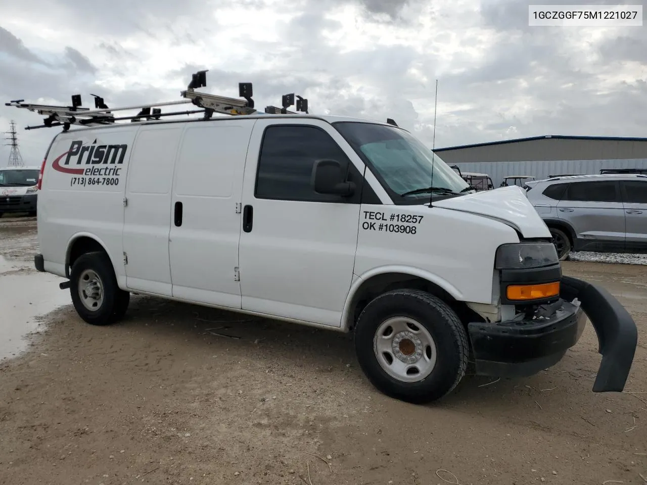 2021 Chevrolet Express G3500 VIN: 1GCZGGF75M1221027 Lot: 79868304