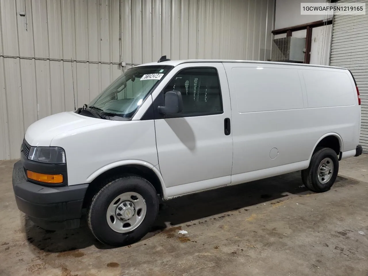 2022 Chevrolet Express G2500 VIN: 1GCWGAFP5N1219165 Lot: 61124284