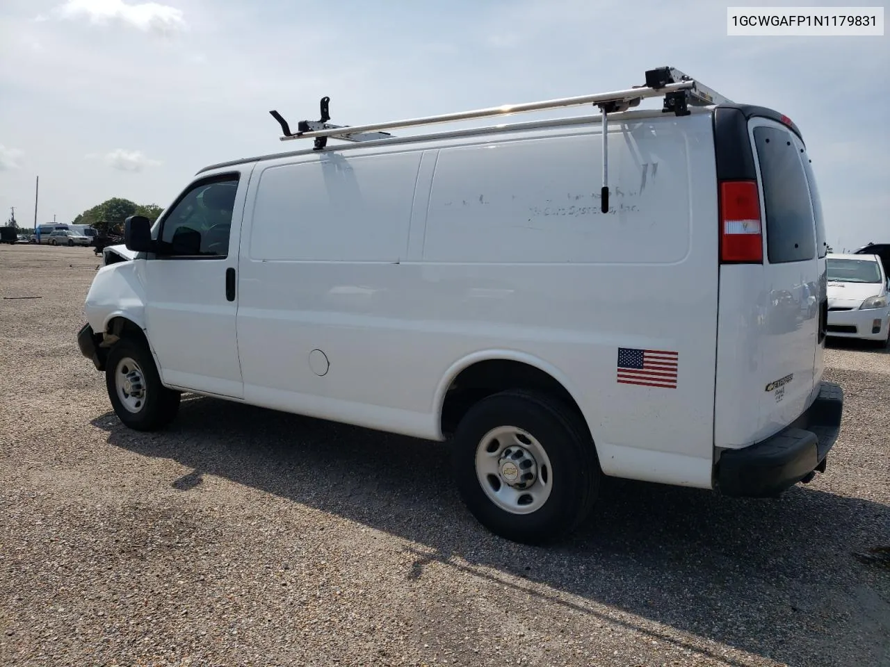 2022 Chevrolet Express G2500 VIN: 1GCWGAFP1N1179831 Lot: 64403094