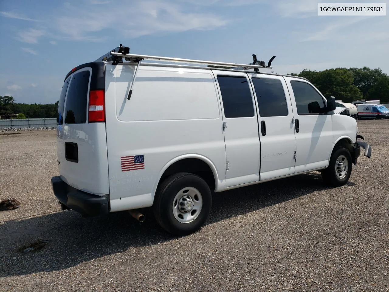 2022 Chevrolet Express G2500 VIN: 1GCWGAFP1N1179831 Lot: 64403094