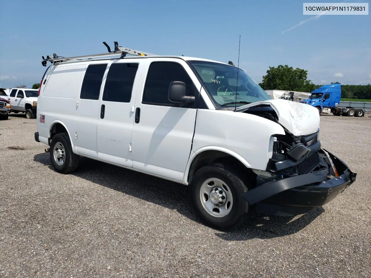 2022 Chevrolet Express G2500 VIN: 1GCWGAFP1N1179831 Lot: 64403094