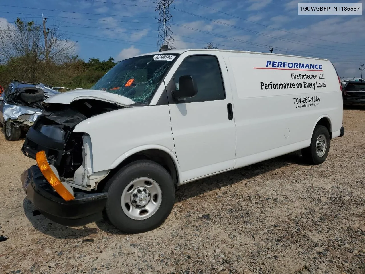 2022 Chevrolet Express G2500 VIN: 1GCWGBFP1N1186557 Lot: 68448584