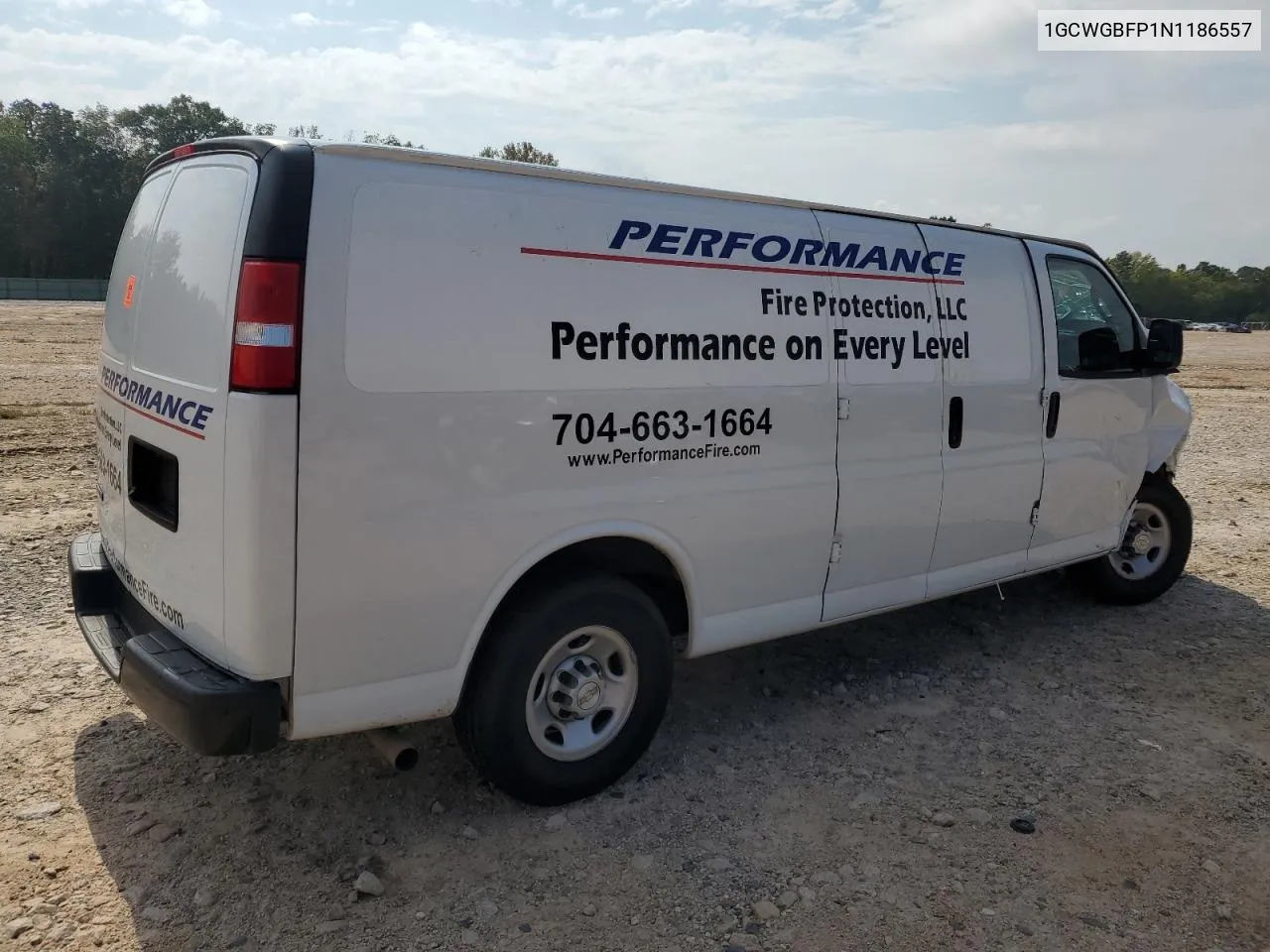 2022 Chevrolet Express G2500 VIN: 1GCWGBFP1N1186557 Lot: 68448584