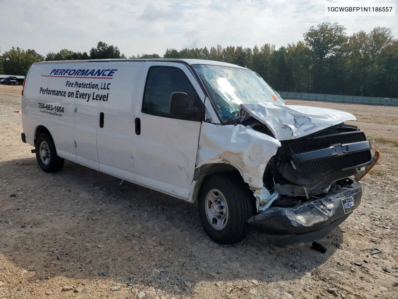 2022 Chevrolet Express G2500 VIN: 1GCWGBFP1N1186557 Lot: 68448584