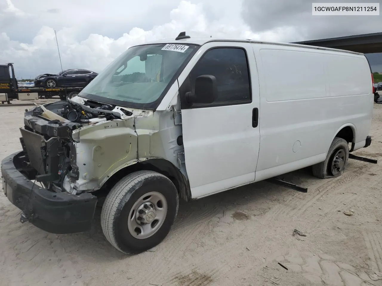 2022 Chevrolet Express G2500 VIN: 1GCWGAFP8N1211254 Lot: 69176414