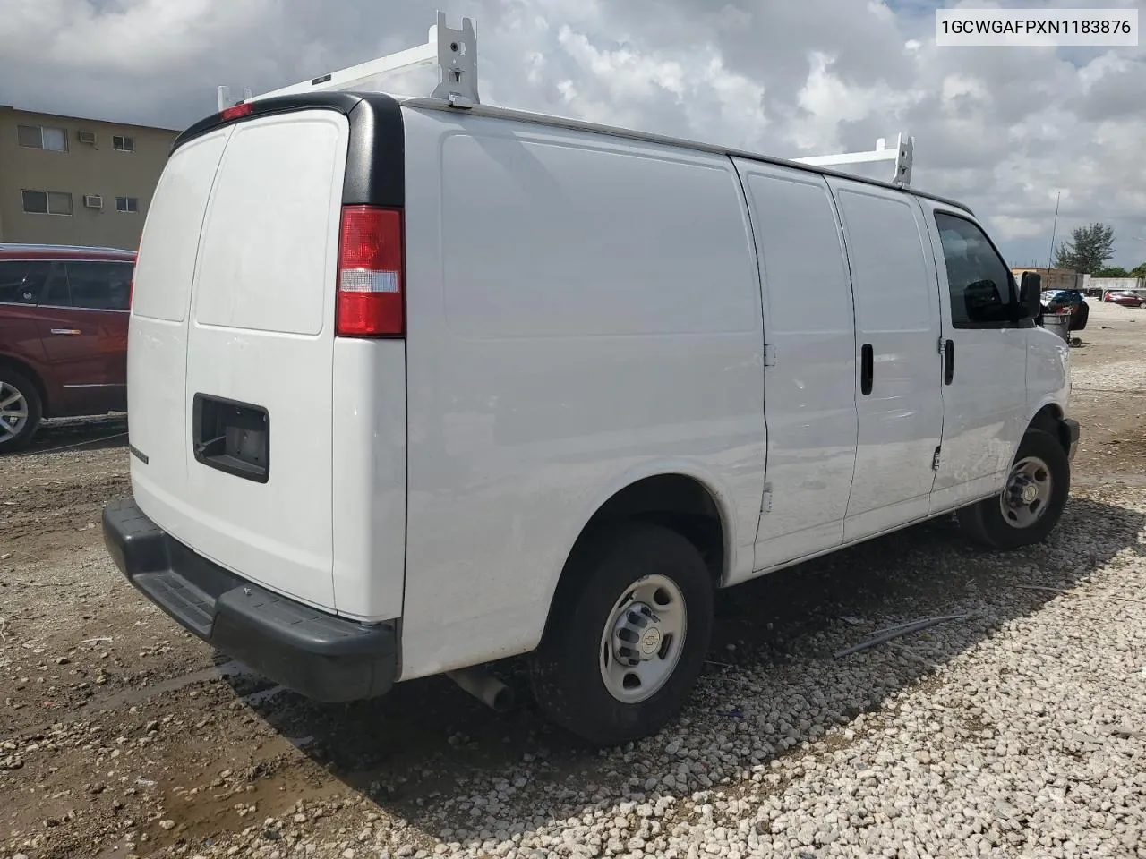 1GCWGAFPXN1183876 2022 Chevrolet Express G2500