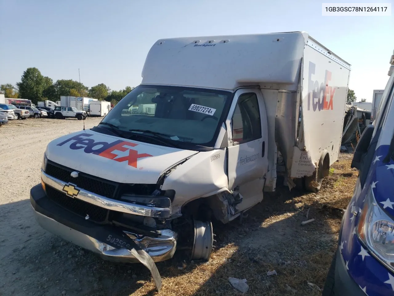 2022 Chevrolet Express G3500 VIN: 1GB3GSC78N1264117 Lot: 69827274