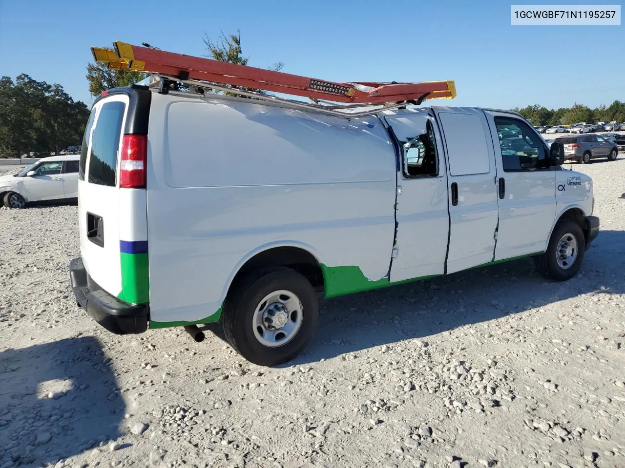 1GCWGBF71N1195257 2022 Chevrolet Express G2500