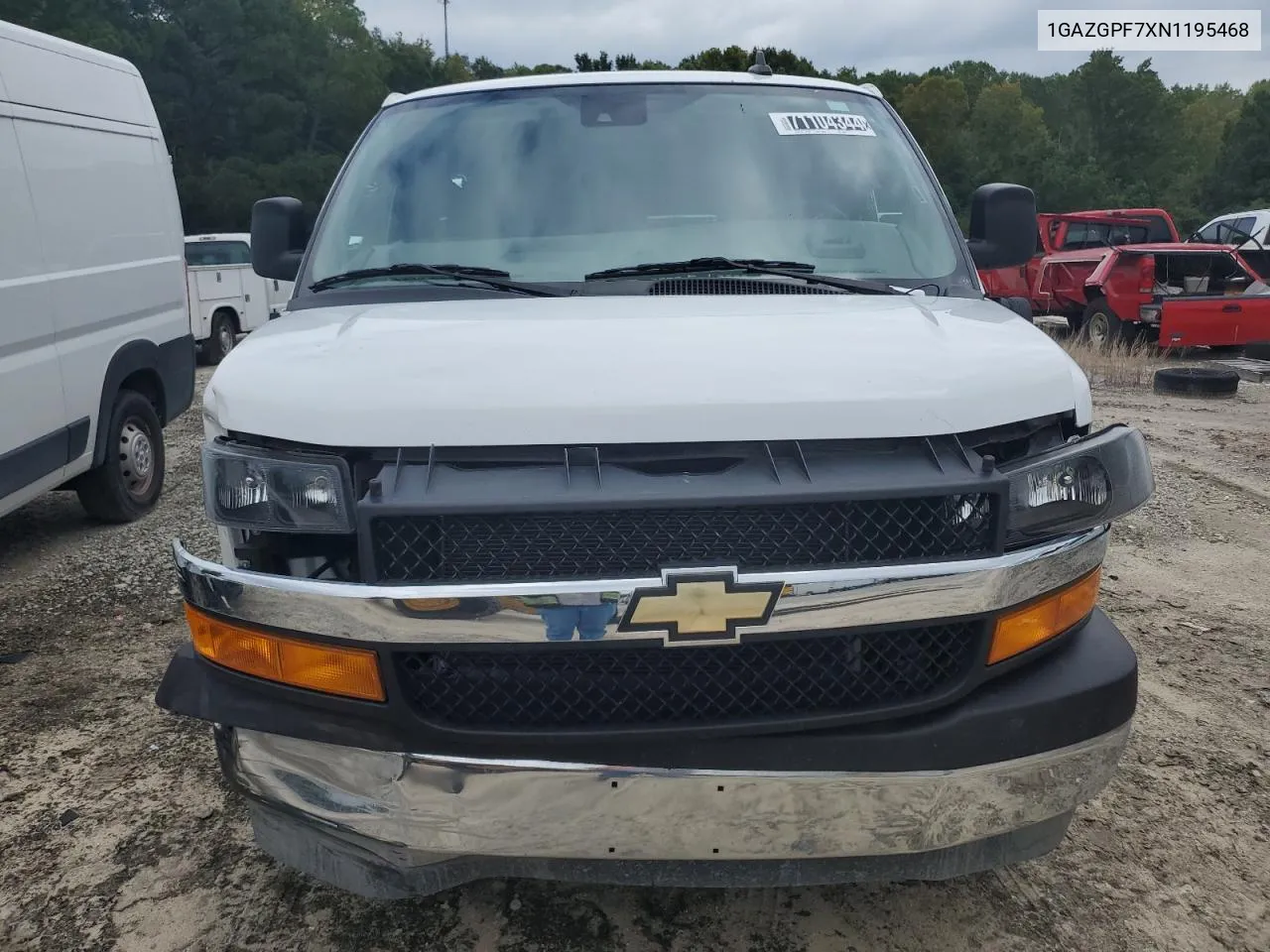 2022 Chevrolet Express G3500 Lt VIN: 1GAZGPF7XN1195468 Lot: 71104344