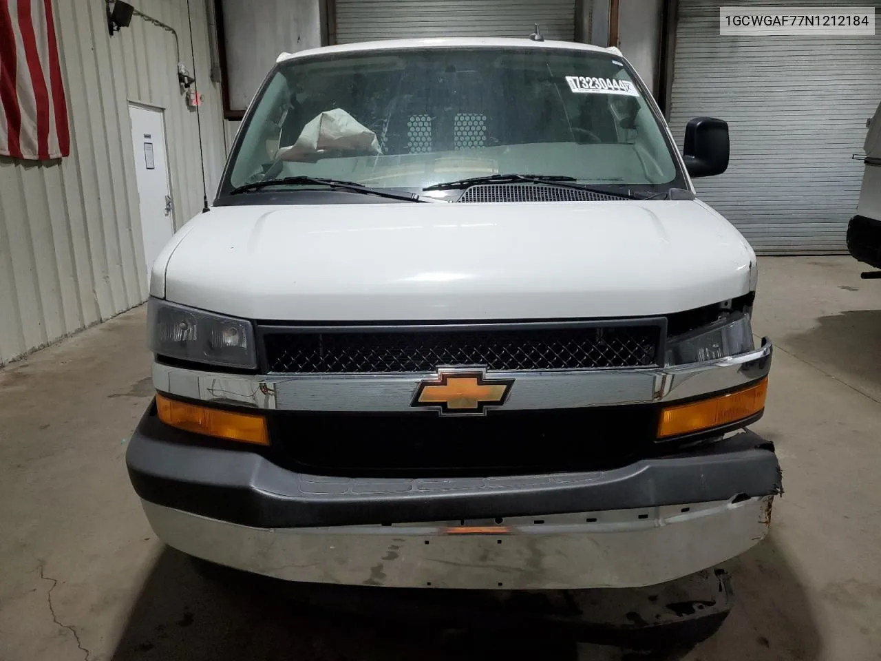 2022 Chevrolet Express G2500 VIN: 1GCWGAF77N1212184 Lot: 73230444