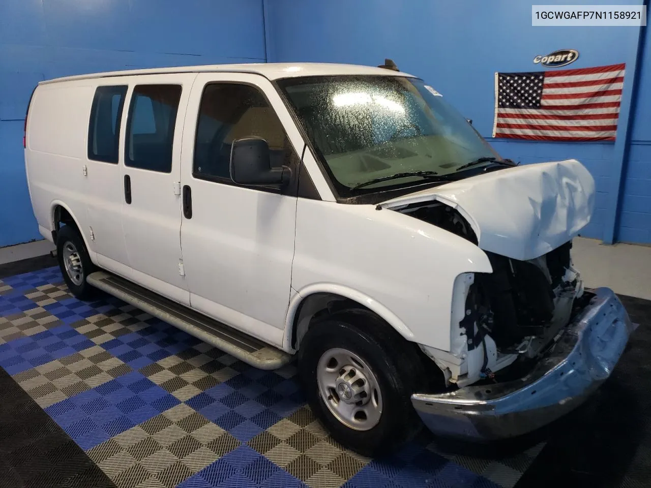 2022 Chevrolet Express G2500 VIN: 1GCWGAFP7N1158921 Lot: 73241024