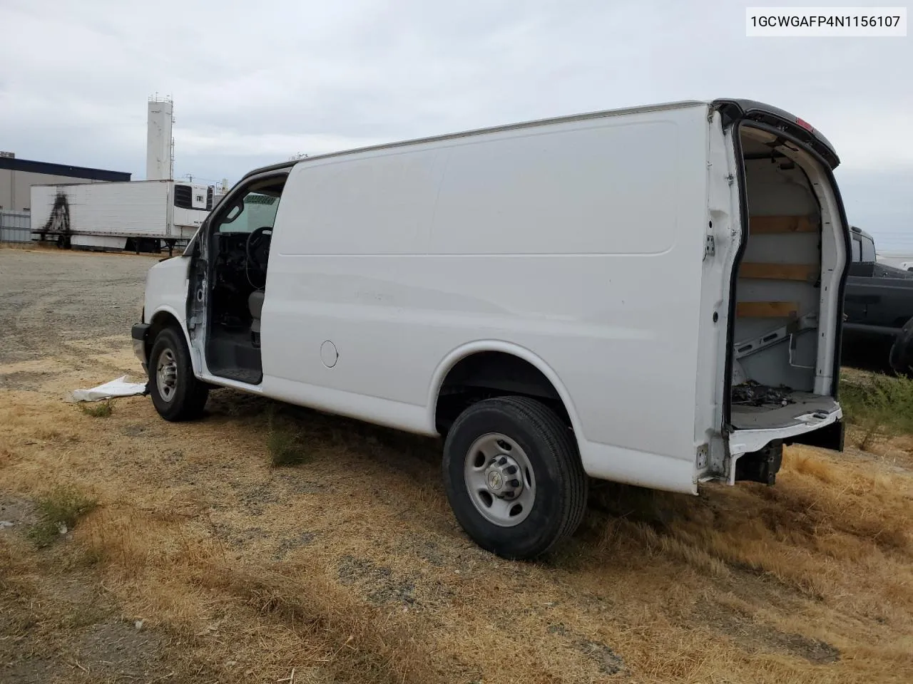 2022 Chevrolet Express G2500 VIN: 1GCWGAFP4N1156107 Lot: 75761444