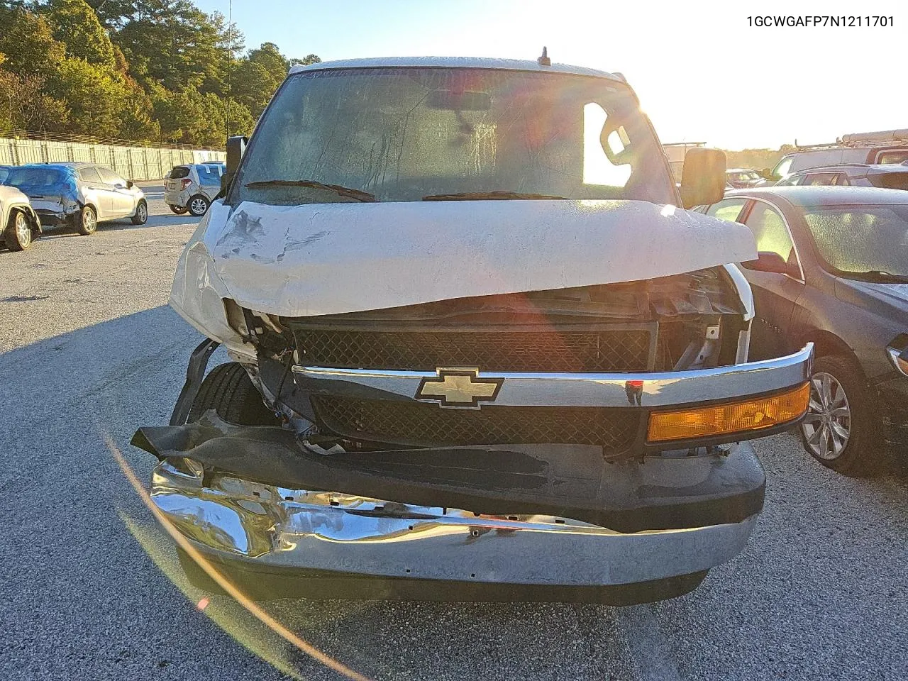 2022 Chevrolet Express G2500 VIN: 1GCWGAFP7N1211701 Lot: 76135834