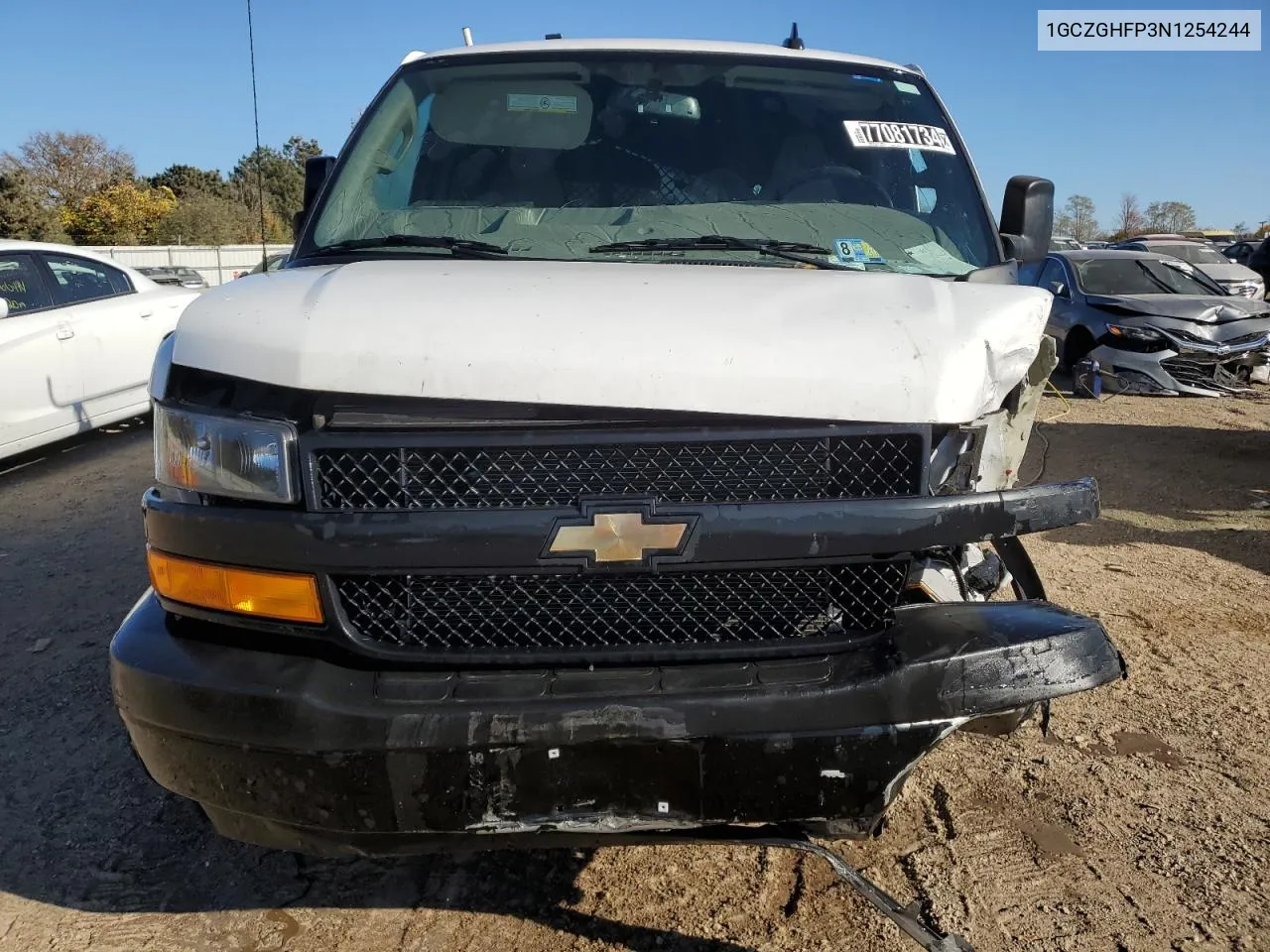 2022 Chevrolet Express G3500 VIN: 1GCZGHFP3N1254244 Lot: 77081734