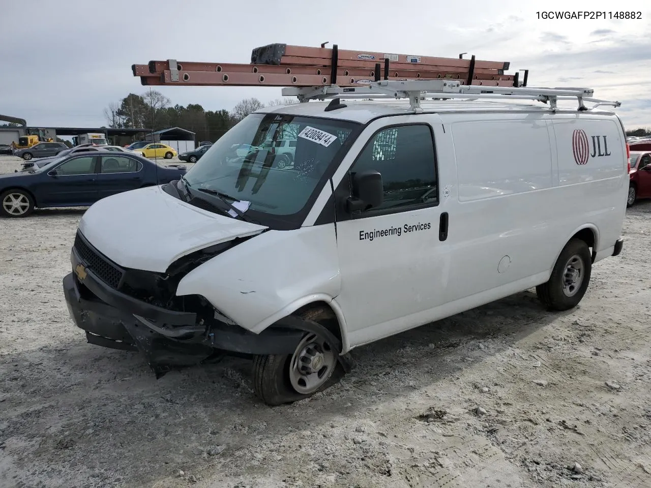 2023 Chevrolet Express G2500 VIN: 1GCWGAFP2P1148882 Lot: 42009414