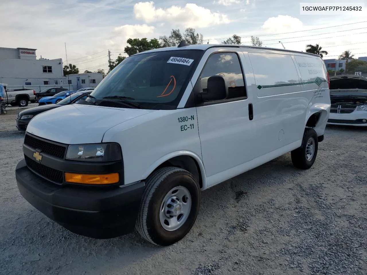 2023 Chevrolet Express G2500 VIN: 1GCWGAFP7P1245432 Lot: 49548464