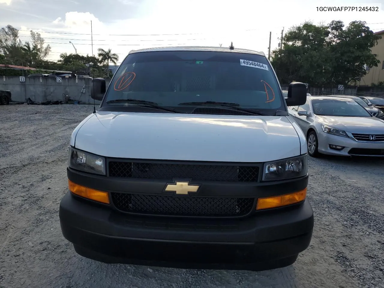 2023 Chevrolet Express G2500 VIN: 1GCWGAFP7P1245432 Lot: 49548464