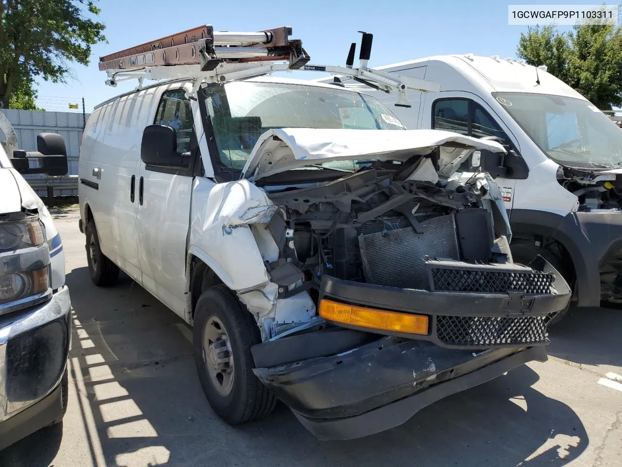 2023 Chevrolet Express G2500 VIN: 1GCWGAFP9P1103311 Lot: 49974074