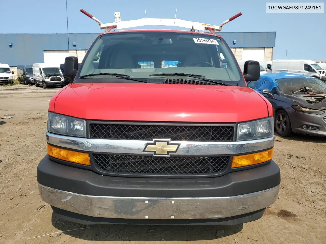 2023 Chevrolet Express G2500 VIN: 1GCWGAFP8P1249151 Lot: 70198734