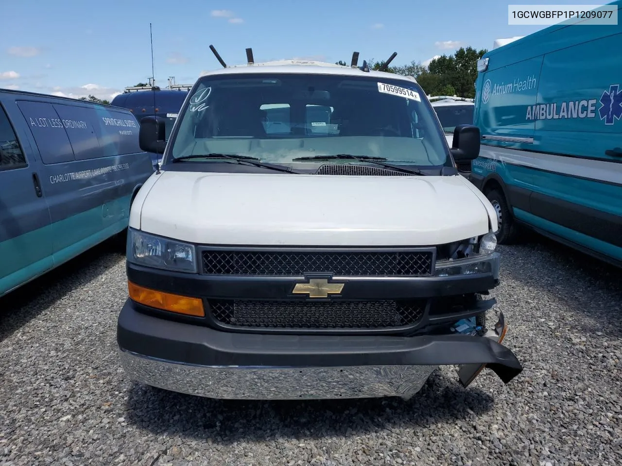 2023 Chevrolet Express G2500 VIN: 1GCWGBFP1P1209077 Lot: 70599514