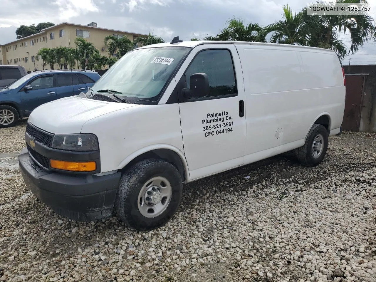 2023 Chevrolet Express G2500 VIN: 1GCWGAFP4P1252757 Lot: 72215744