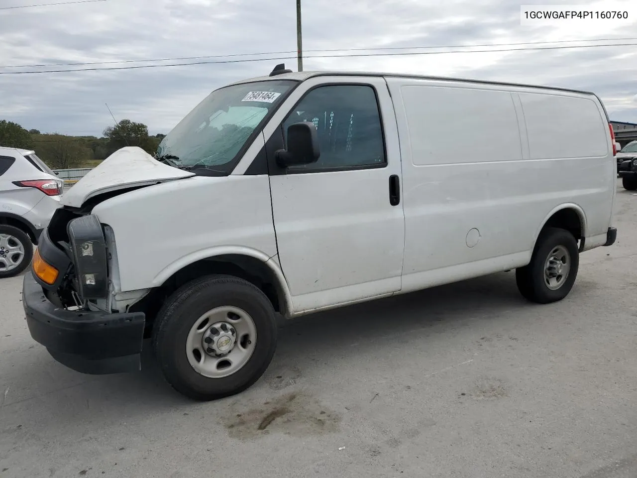 2023 Chevrolet Express G2500 VIN: 1GCWGAFP4P1160760 Lot: 75481464