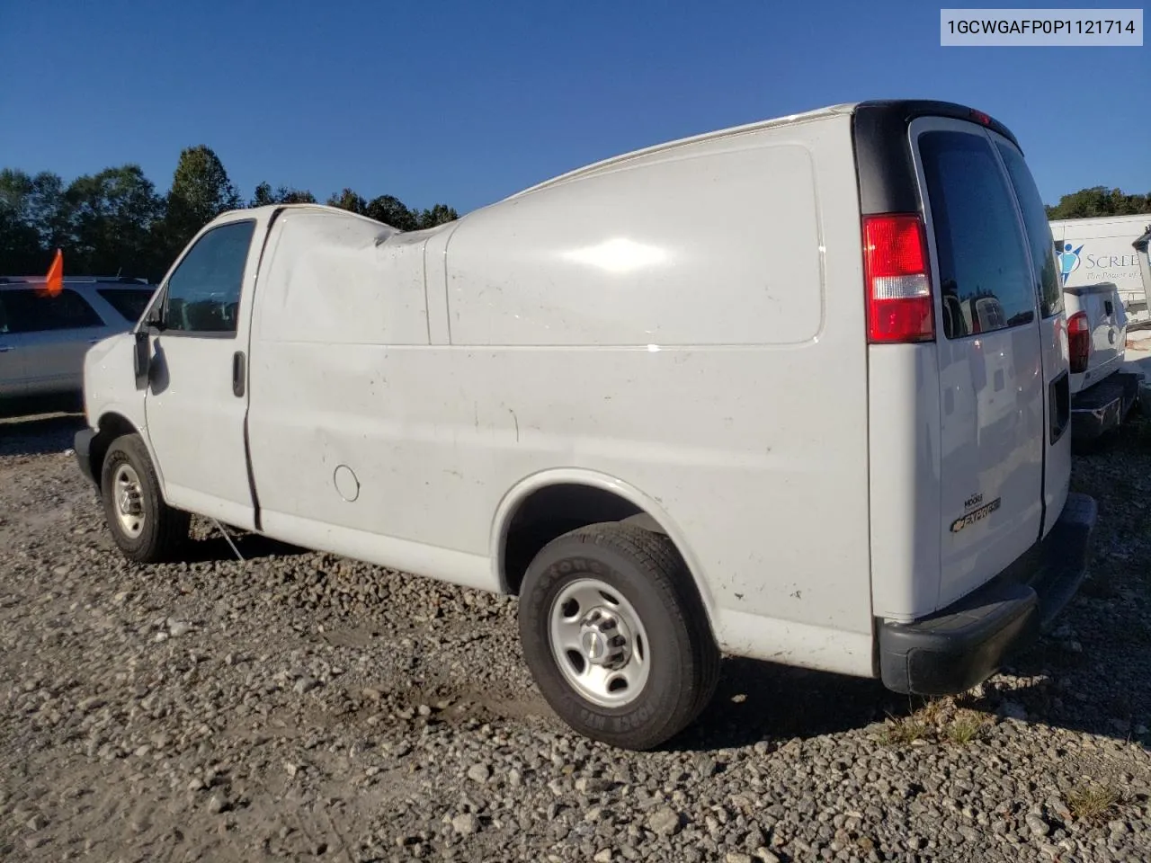 2023 Chevrolet Express G2500 VIN: 1GCWGAFP0P1121714 Lot: 75610524