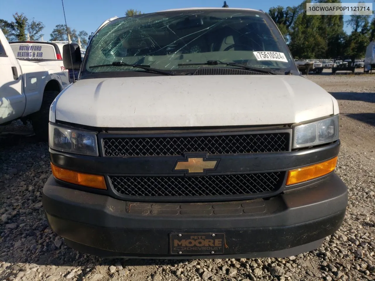 2023 Chevrolet Express G2500 VIN: 1GCWGAFP0P1121714 Lot: 75610524