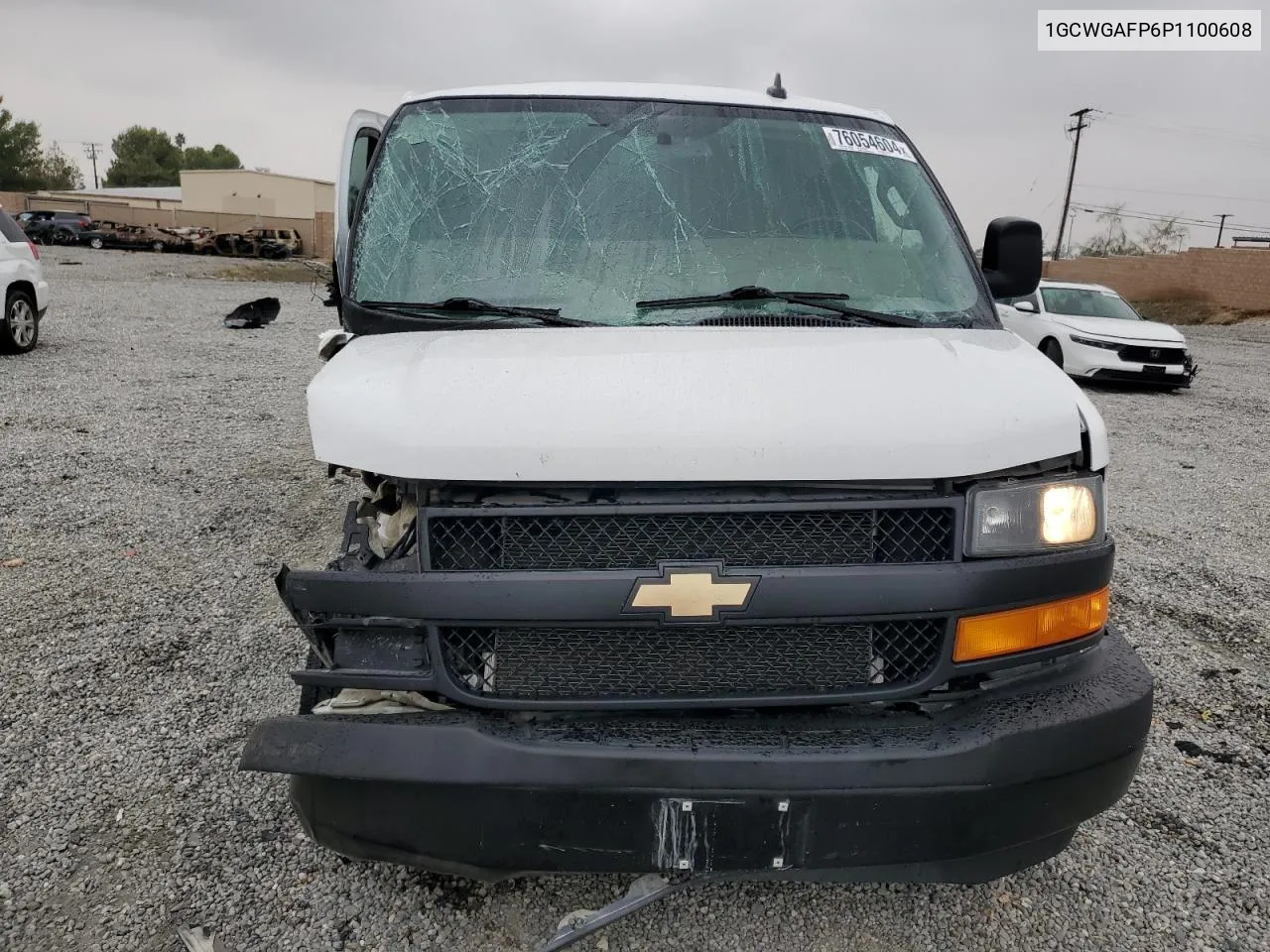 2023 Chevrolet Express G2500 VIN: 1GCWGAFP6P1100608 Lot: 76054604