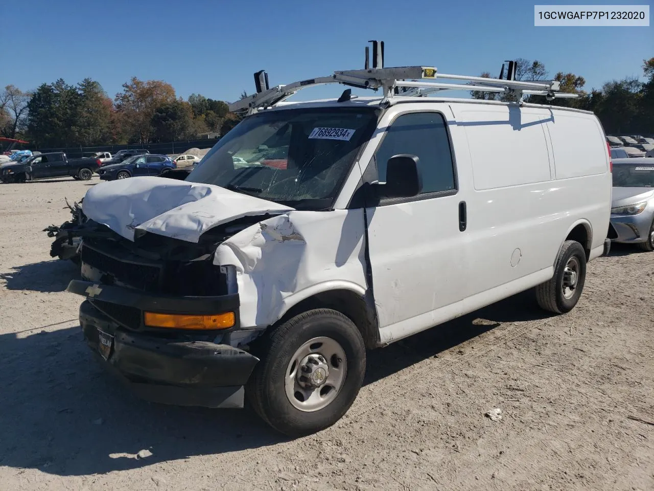 2023 Chevrolet Express G2500 VIN: 1GCWGAFP7P1232020 Lot: 76892934