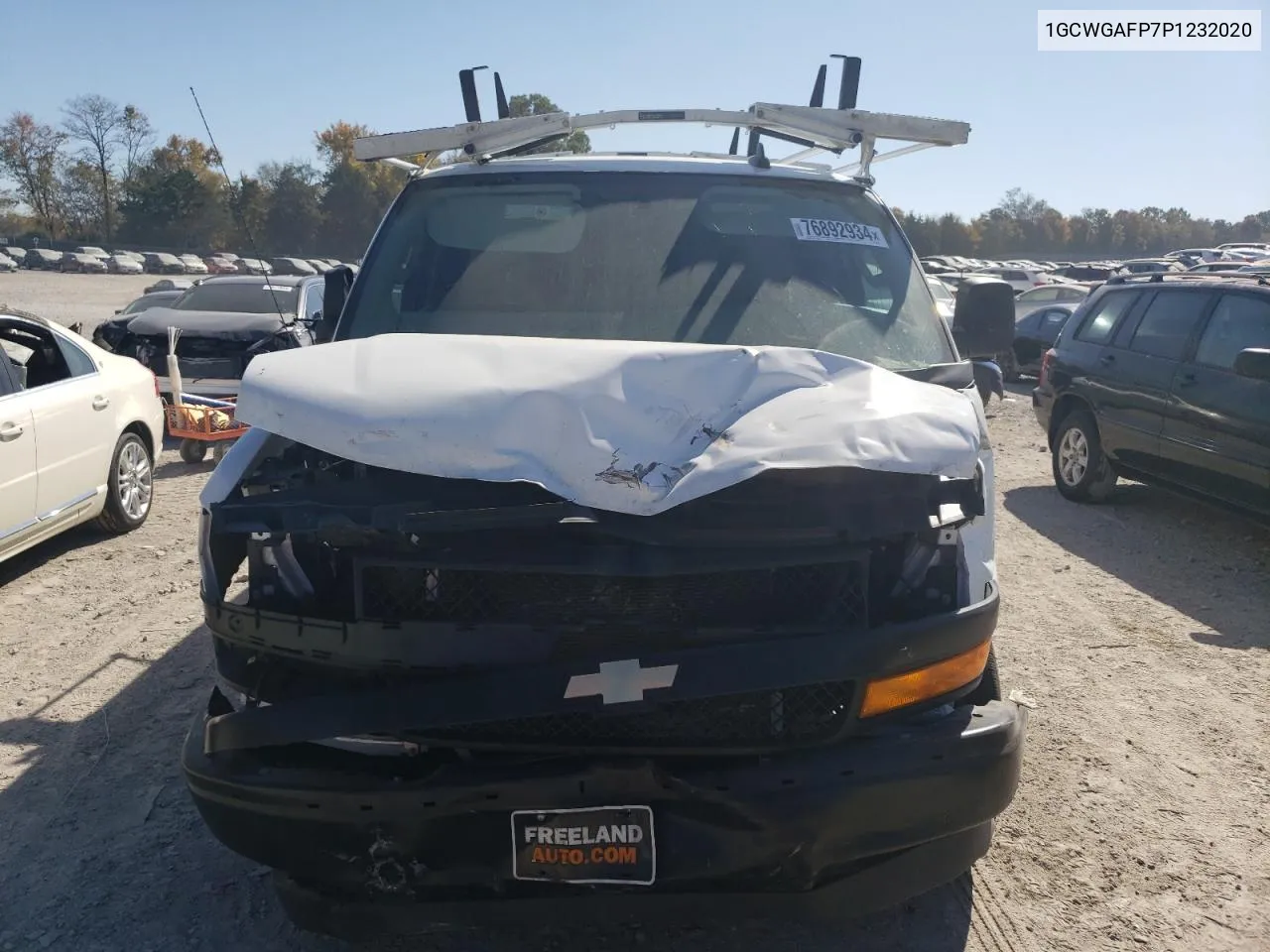 2023 Chevrolet Express G2500 VIN: 1GCWGAFP7P1232020 Lot: 76892934