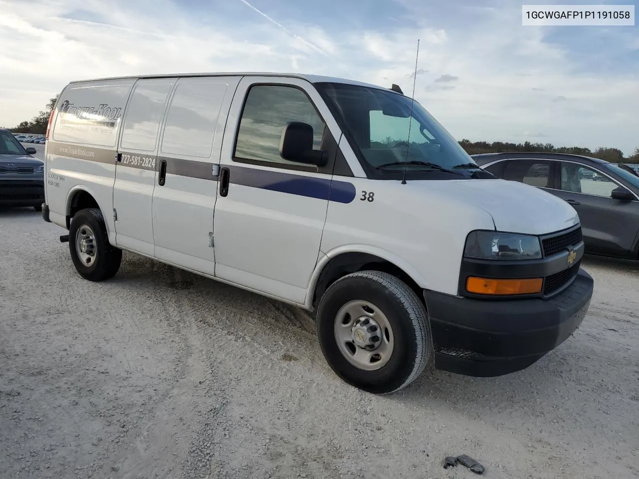 2023 Chevrolet Express G2500 VIN: 1GCWGAFP1P1191058 Lot: 77089124