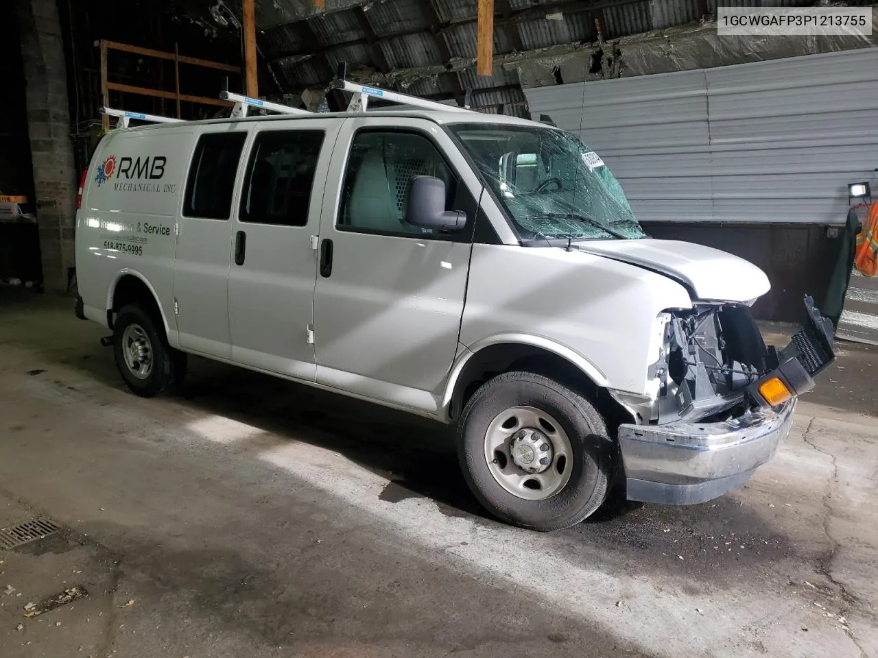 2023 Chevrolet Express G2500 VIN: 1GCWGAFP3P1213755 Lot: 77600834