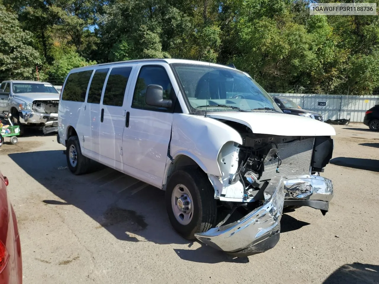 2024 Chevrolet Express G2500 Lt VIN: 1GAWGFFP3R1188736 Lot: 75491294