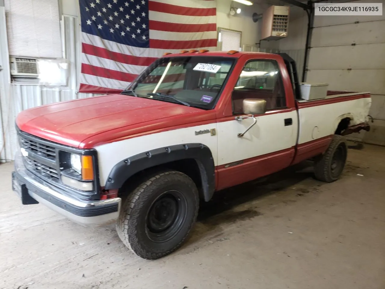 1988 Chevrolet Gmt-400 C3500 VIN: 1GCGC34K9JE116935 Lot: 72621064