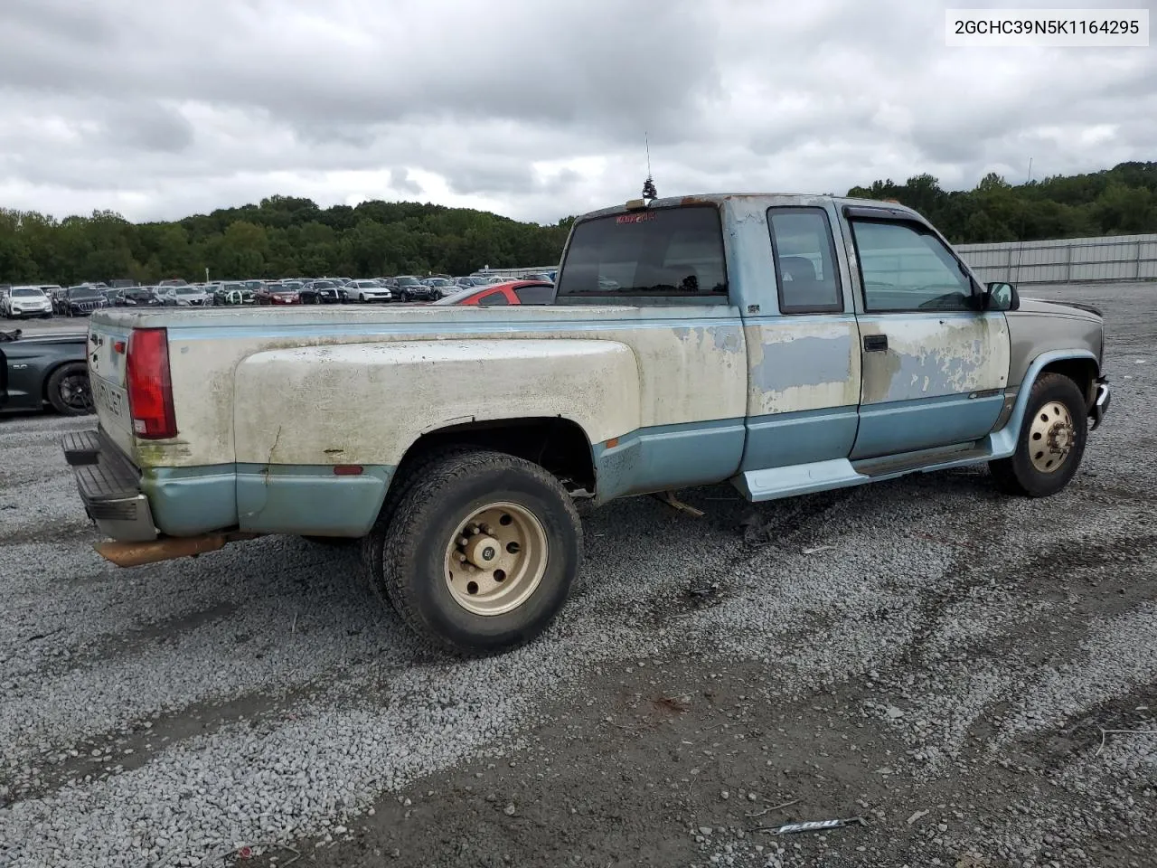 1989 Chevrolet Gmt-400 C3500 VIN: 2GCHC39N5K1164295 Lot: 72254914