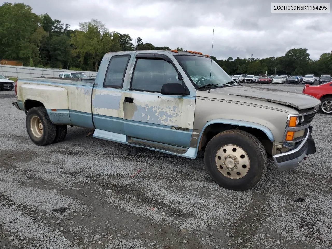 1989 Chevrolet Gmt-400 C3500 VIN: 2GCHC39N5K1164295 Lot: 72254914