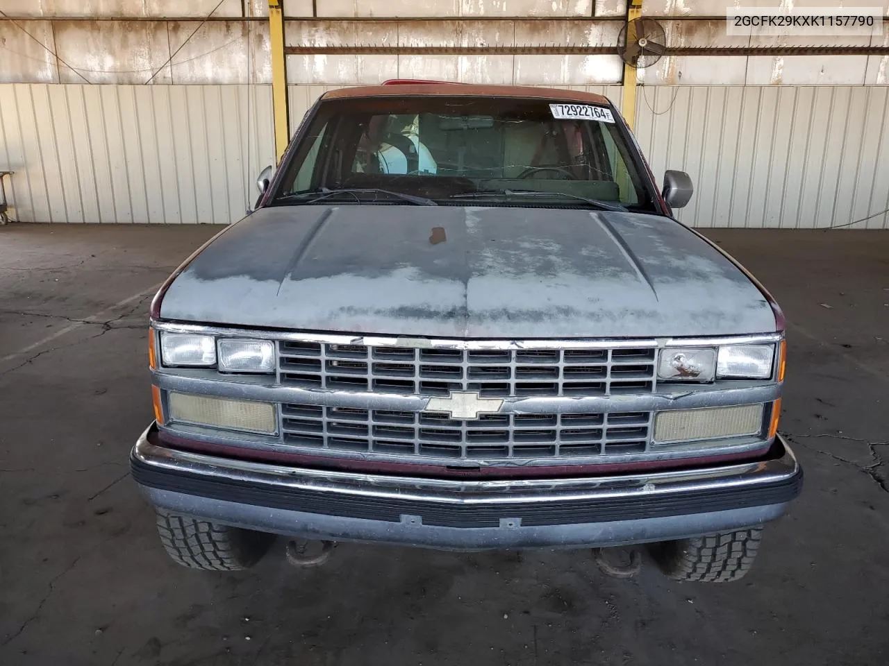 1989 Chevrolet Gmt-400 K2500 VIN: 2GCFK29KXK1157790 Lot: 72922764