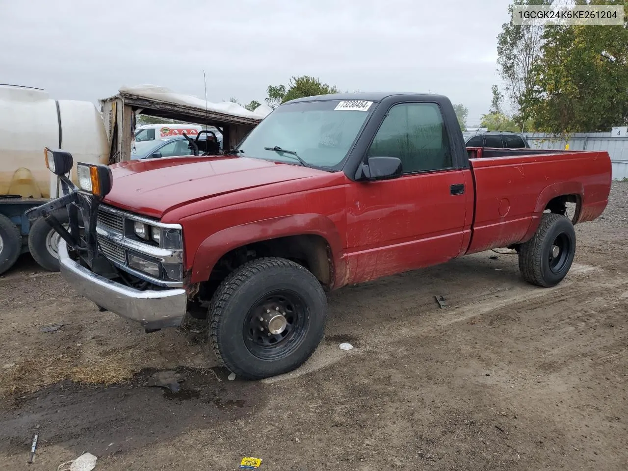 1989 Chevrolet Gmt-400 K2500 VIN: 1GCGK24K6KE261204 Lot: 73230454