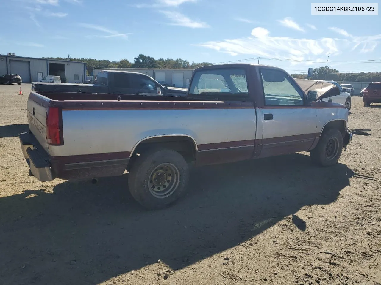 1989 Chevrolet Gmt-400 C1500 VIN: 1GCDC14K8KZ106723 Lot: 76841484