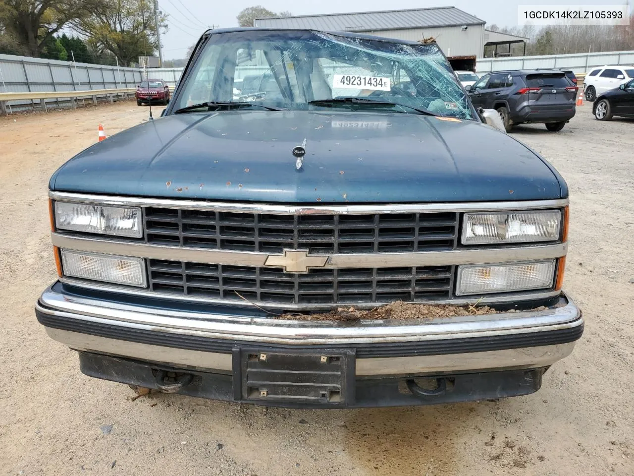 1990 Chevrolet Gmt-400 K1500 VIN: 1GCDK14K2LZ105393 Lot: 70473114