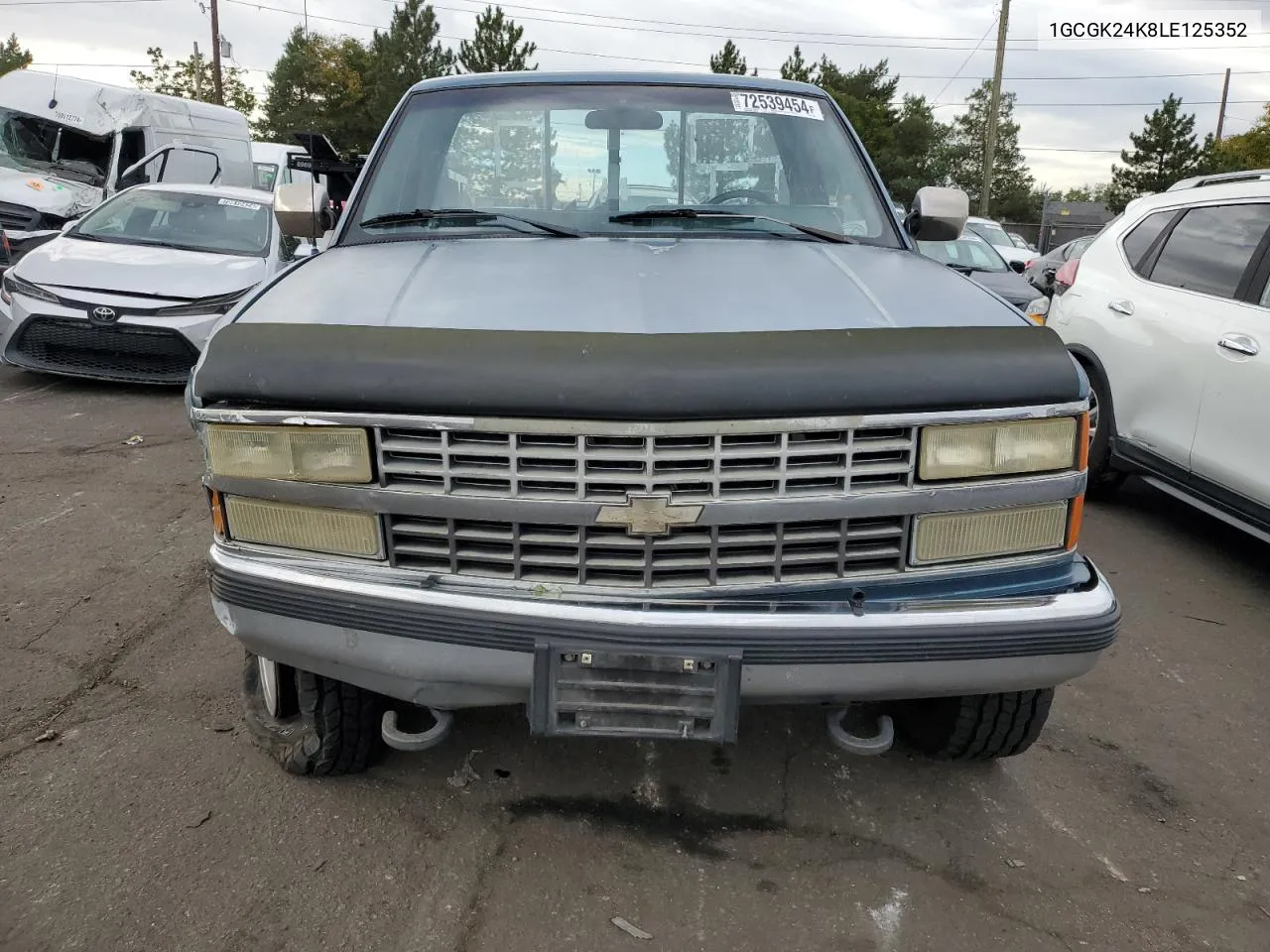 1990 Chevrolet Gmt-400 K2500 VIN: 1GCGK24K8LE125352 Lot: 72539454