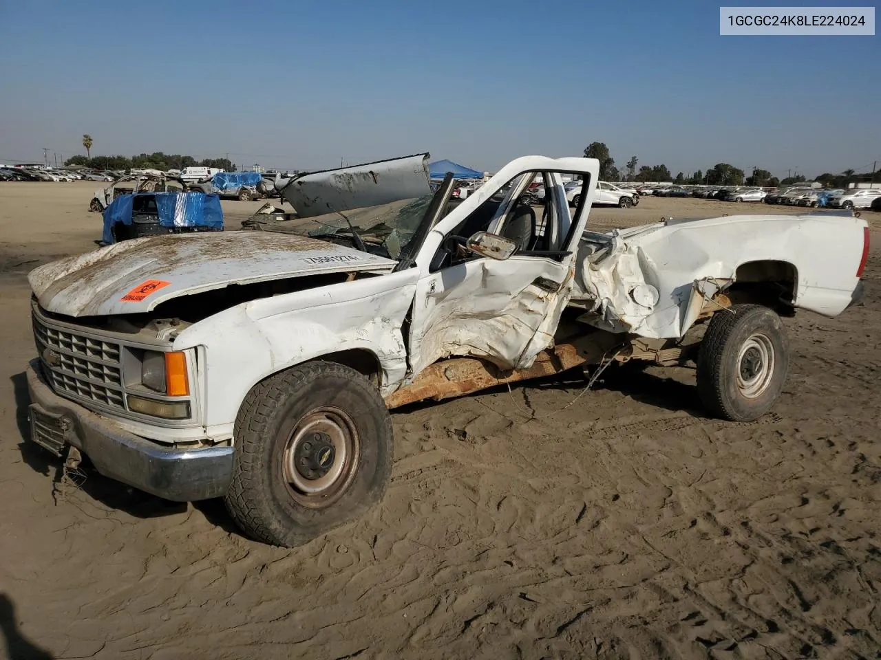 1990 Chevrolet Gmt-400 C2500 VIN: 1GCGC24K8LE224024 Lot: 75561274