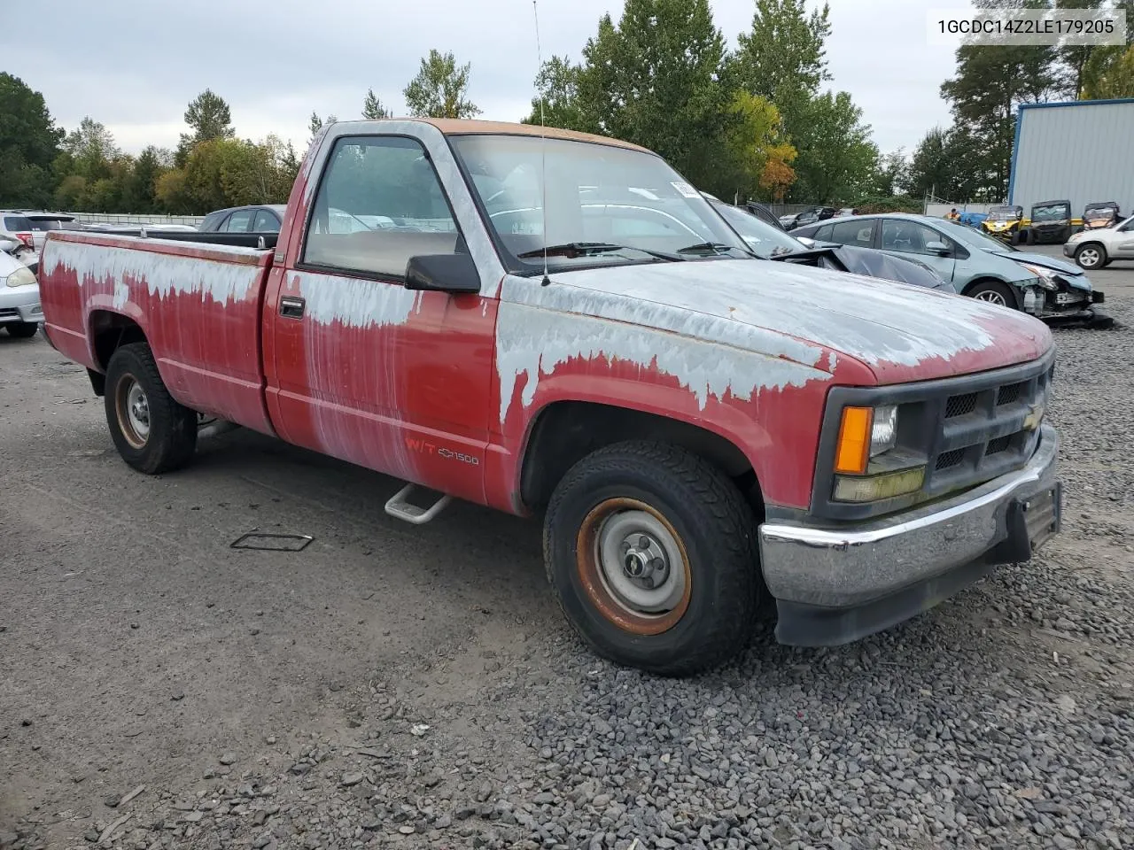 1990 Chevrolet Gmt-400 C1500 VIN: 1GCDC14Z2LE179205 Lot: 76062394