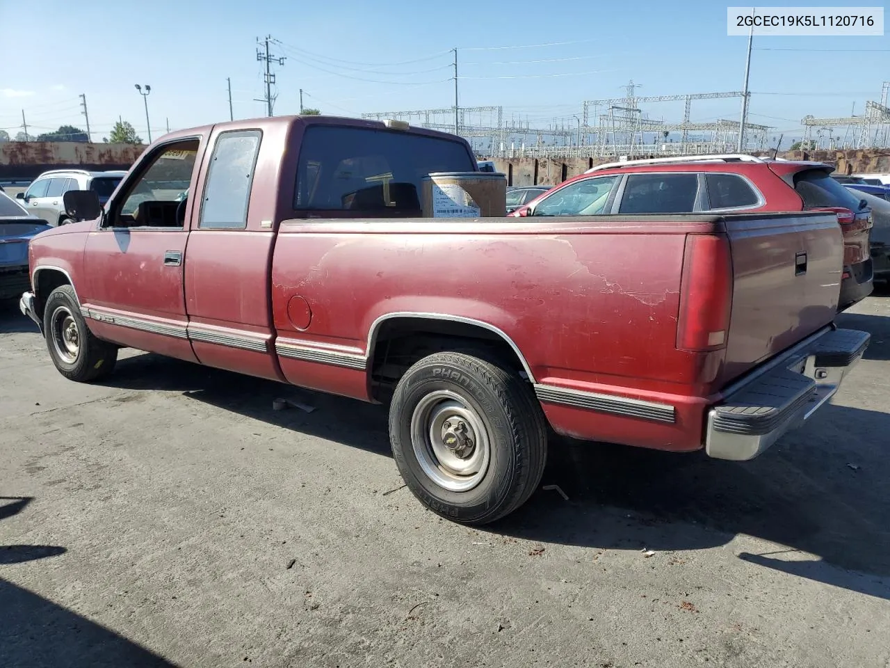 1990 Chevrolet Gmt-400 C1500 VIN: 2GCEC19K5L1120716 Lot: 78955874