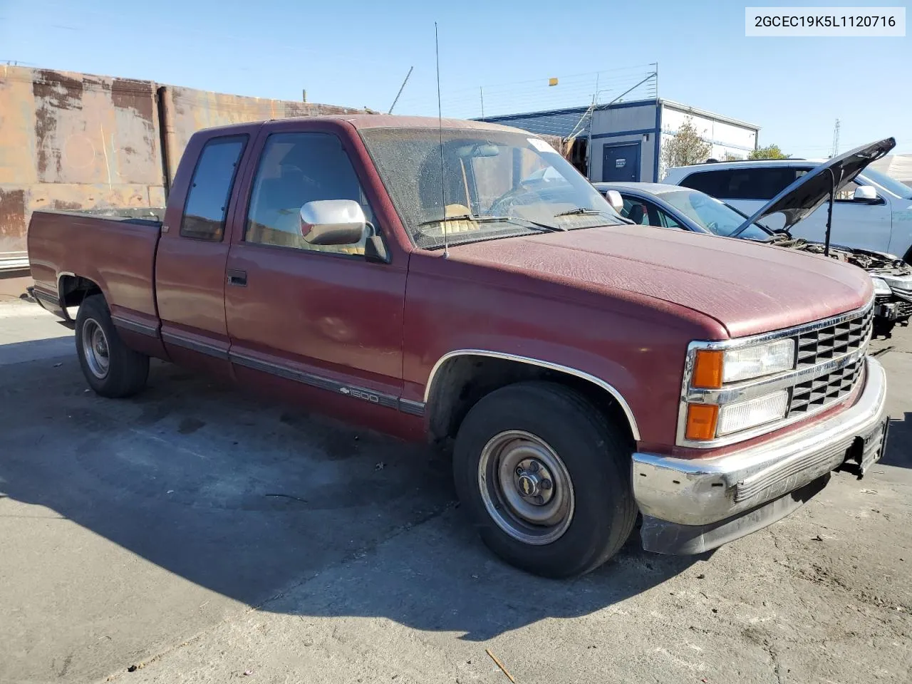 1990 Chevrolet Gmt-400 C1500 VIN: 2GCEC19K5L1120716 Lot: 78955874